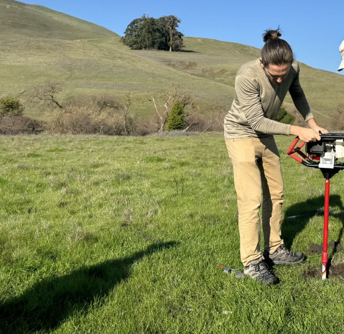 IMG_4583 Installing groundwater monitoring wells and stream gages